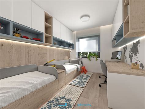 Interiér detskej izby s prebaľovacou komodou