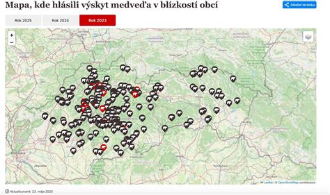 Mapa nemocníc na Slovensku s vyznačenou Nitrou