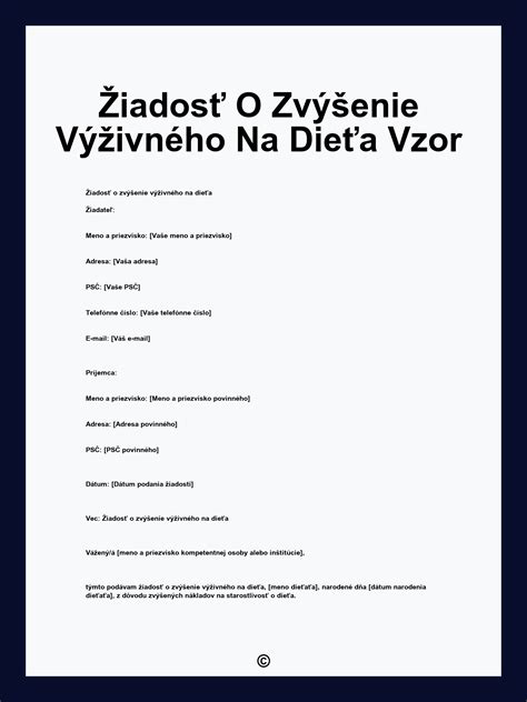 Schéma určovania výživného na dieťa