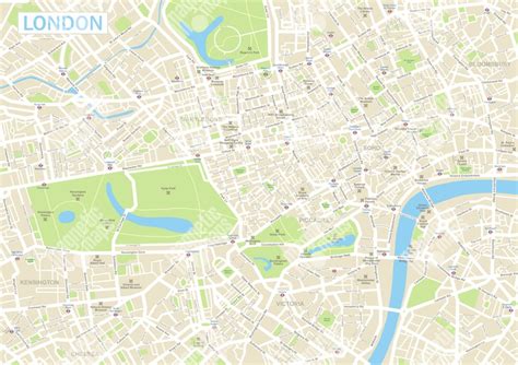Mapa Londýna s vyznačenými pamiatkami osvetlenými pri narodení princeznej Charlotte