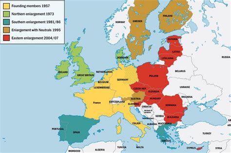 Mapa Európskej únie s vyznačením Slovenska a fondov EÚ.