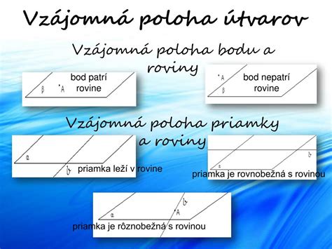 Vzájomná poloha úsečiek v rovine