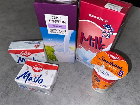 Tabuľka s odporúčaným vekom pre zaradenie mliečnych výrobkov