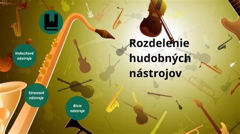 Ilustrácia rôznych hudobných nástrojov