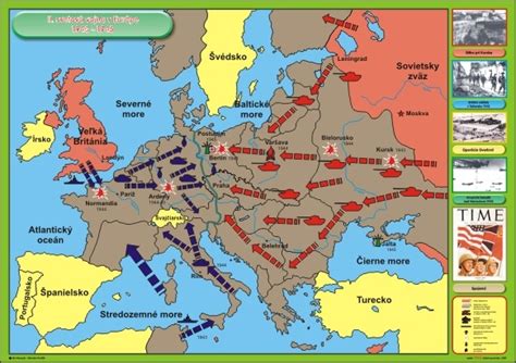 Mapa západného frontu prvej svetovej vojny