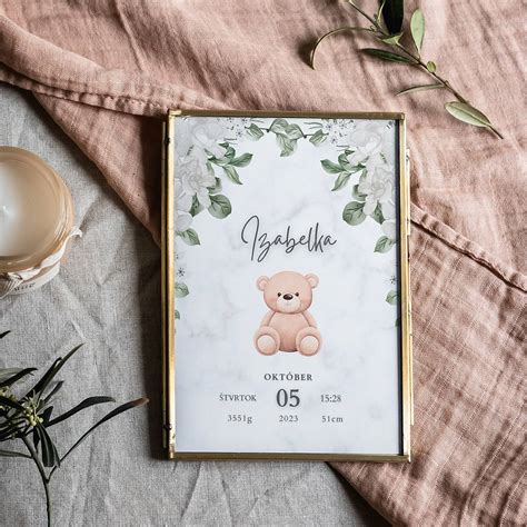 personalizovaný náramok pre bábätko