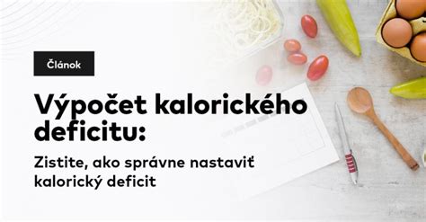 Ilustrácia kalorického deficitu a energetickej bilancie