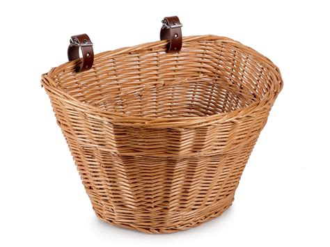 Prútený košík na bicykel