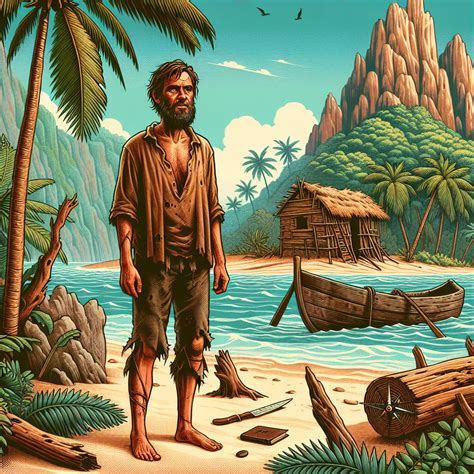 Robinson Crusoe na opustenom ostrove