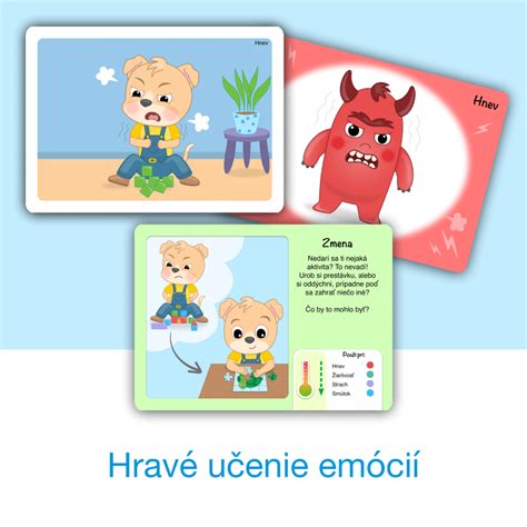 Deti a emócie - grafické znázornenie