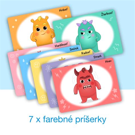 Emočné kartičky pre deti