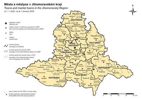 Politická mapa Jihomoravského kraje