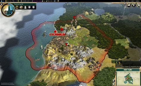 Screenshot z hry Civilization V: Brave New World zobrazujúci mapu sveta a mestá
