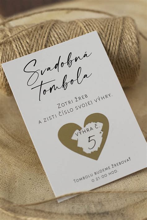 Svadobná tombola s výhrami