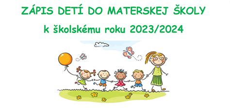 Deti pri zápise do materskej školy