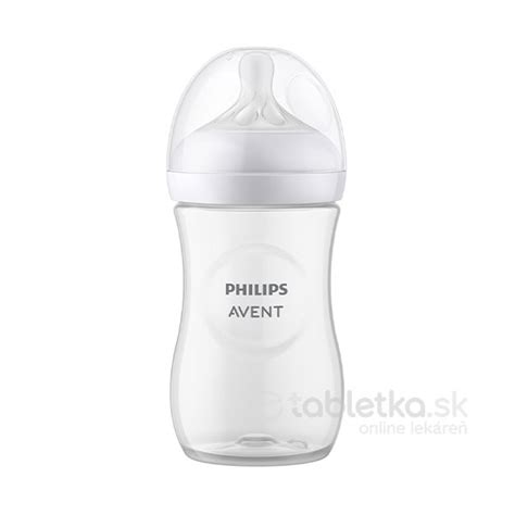 Ergonomická sklenená fľaša Avent Natural Response