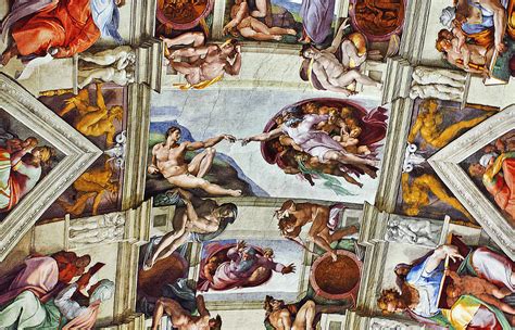 Michelangelo - Stvorenie Adama