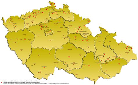 Mapa Bytče s vyznačenými lokalitami jaslí (ak sú k dispozícii)