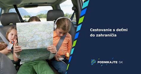 Infografika s checklistom pre cestovanie detí do zahraničia