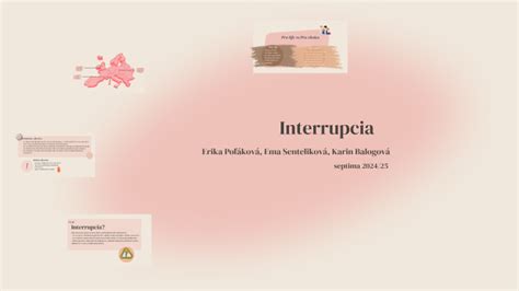 Chirurgická interrupcia - znázornenie postupu