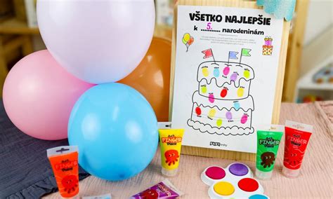 Skladanie narodeninovej torty pre dieťa