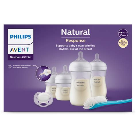 Rozložené časti štartovacej sady Philips Avent Natural Response