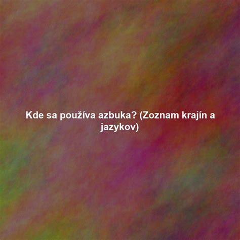 Zoznam krajín, kde boli použité spermie darcu