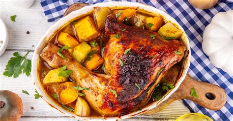 Príprava teľacieho príkrmu s tekvicou a zemiakmi