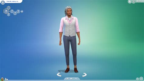 Vytváranie postavičky Simíka v hre The Sims