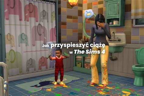 tehotná Simka v The Sims 4
