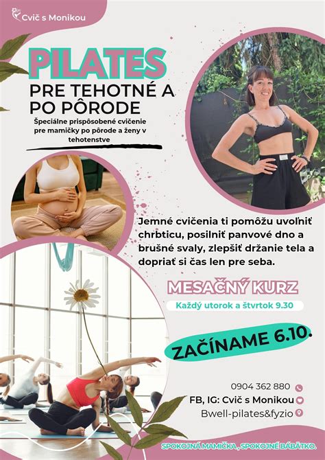 infografika výhody cvičenia v tehotenstve