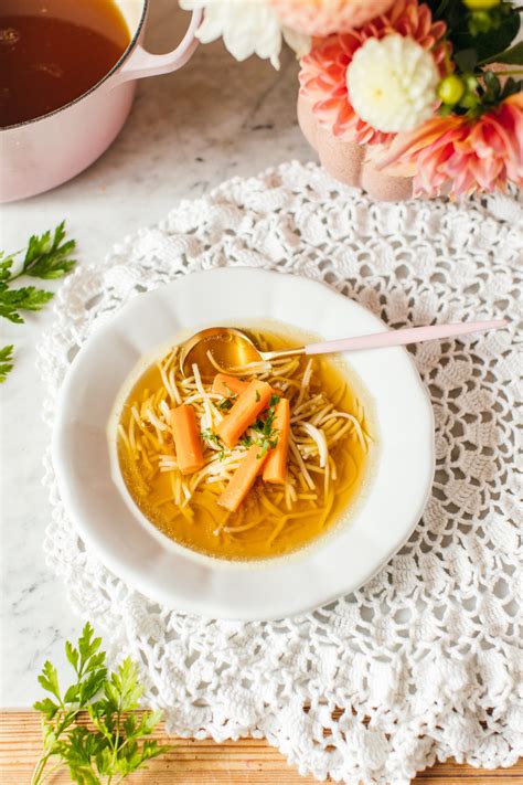 Precedený kurací vývar