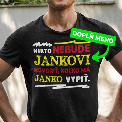 štýlové tričko s vtipnou potlačou