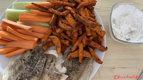 Misku s pečenými batátovými hranolkami