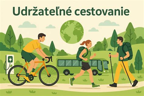 Ilustrácia znázorňujúca rôzne druhy dopravy používané pri pracovných cestách