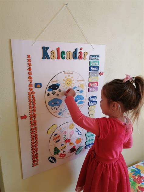 Vizuálny kalendár pre deti