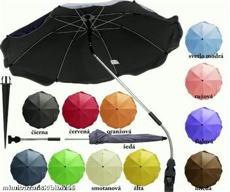 Univerzálny slnečník na kočík rôznych farieb