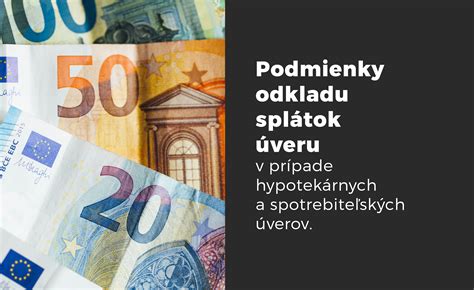 Ilustrácia odkladu splátok úveru
