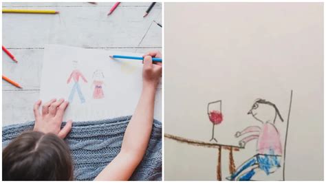 Ilustračné foto dieťaťa kresliaceho obrázok
