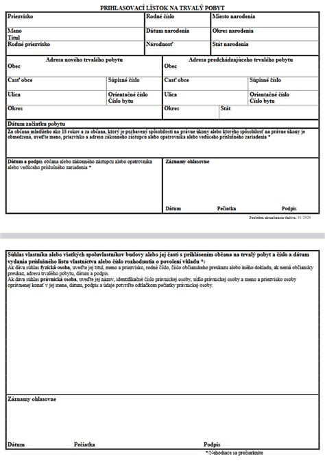 prihlasenie trvaleho pobytu dieta