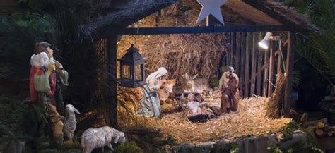 Betlehem s jasličkami a malým Ježišom