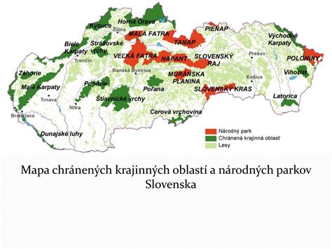 Mapa územia severozápadného Slovenska