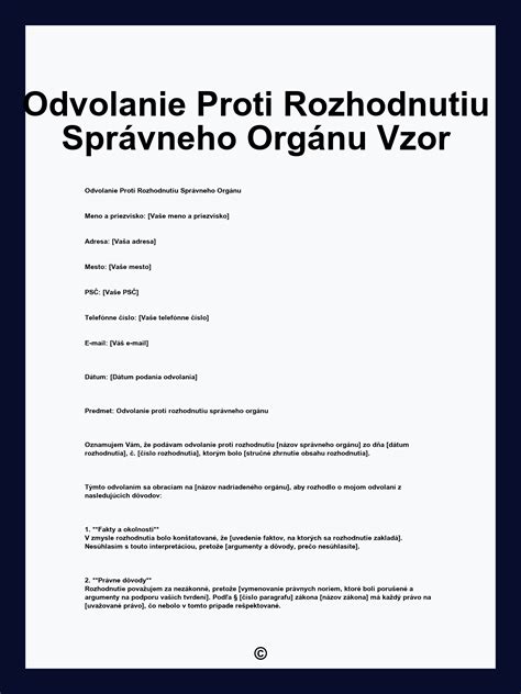 Infografika znázorňujúca proces odvolania proti rozhodnutiu o výživnom