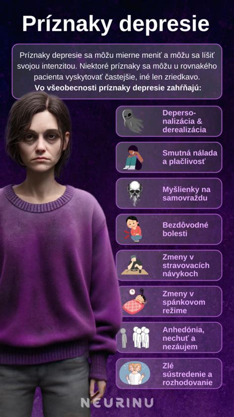 Grafika zobrazujúca príznaky popôrodnej depresie