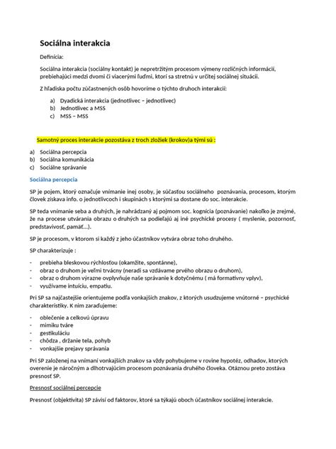 Sociálna interakcia matky a dieťaťa