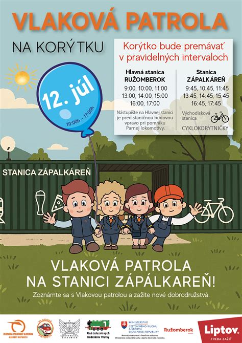 ilustrácia postáv z Vlakovej patroly