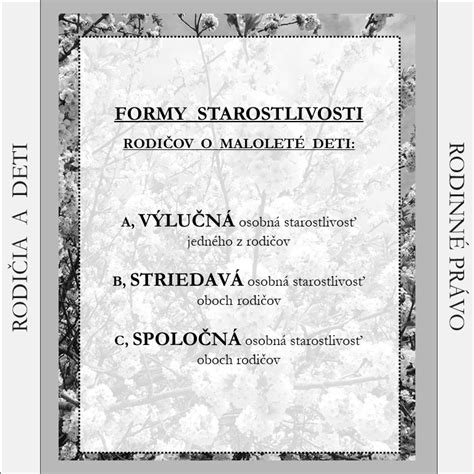 Ilustrácia rôznych foriem starostlivosti o deti