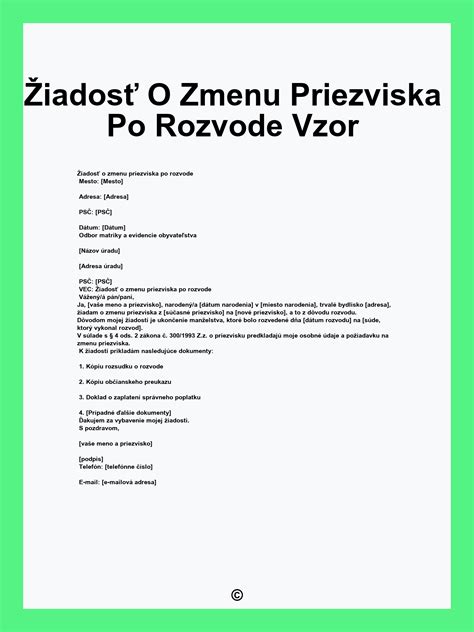 Infografika: Kroky potrebné na zmenu priezviska po rozvode