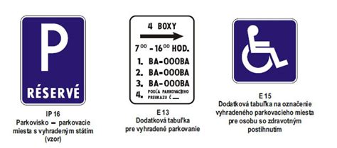 Značka rodinného parkovacieho miesta