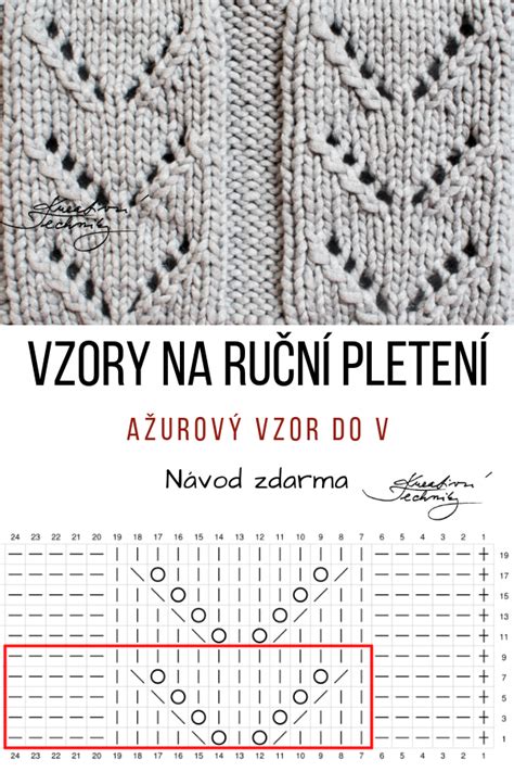 Schéma ažúrového vzoru pre fusak